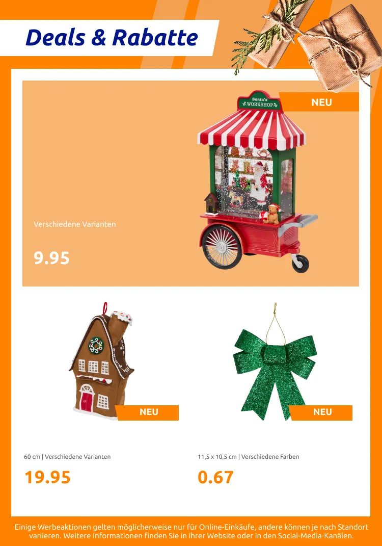 Weihnachtsdekoration von 4. November bis 18. November 2025 - Prospekt seite 4