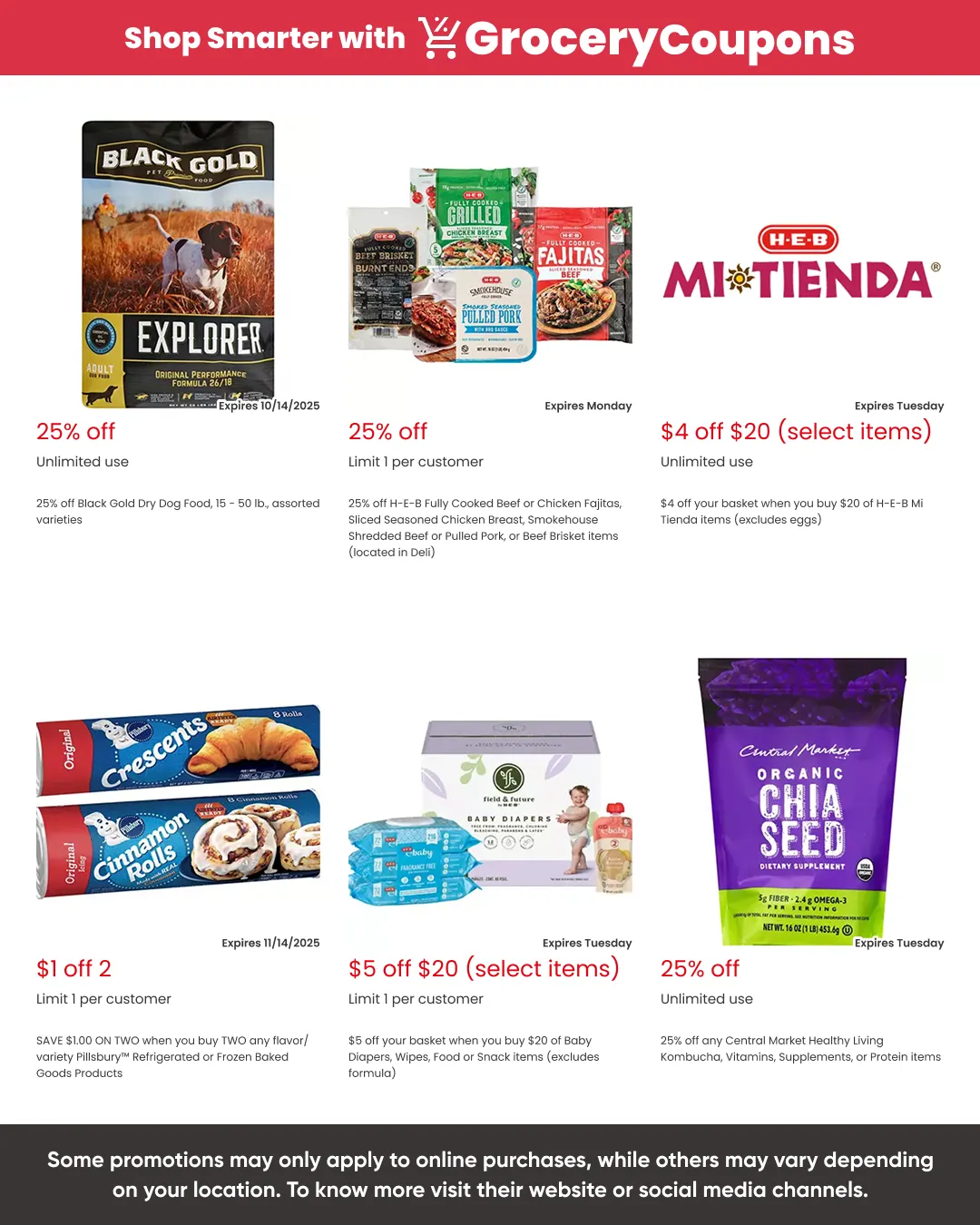 Weekly ad H-E-B coupons from October 3 to November 4 2025 - Page 5