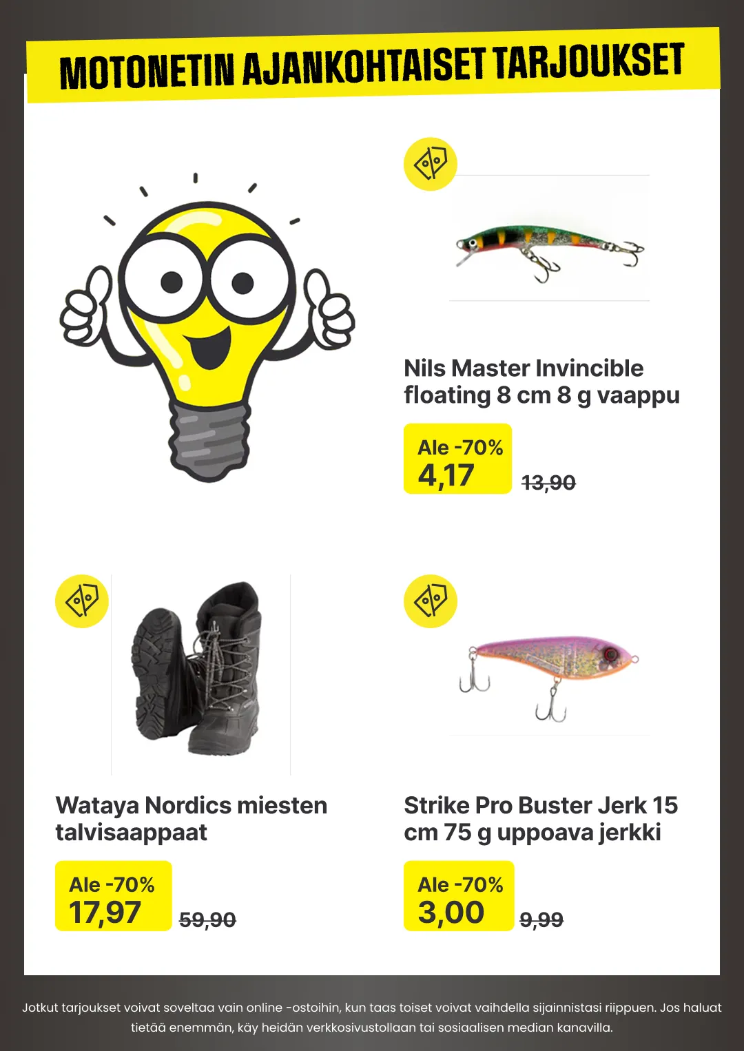 Kaupan Motonet uusimmat tarjoukset voimassa alkaen 28. lokakuuta - 11. marraskuuta 2025 - Tarjouslehti sivu 4