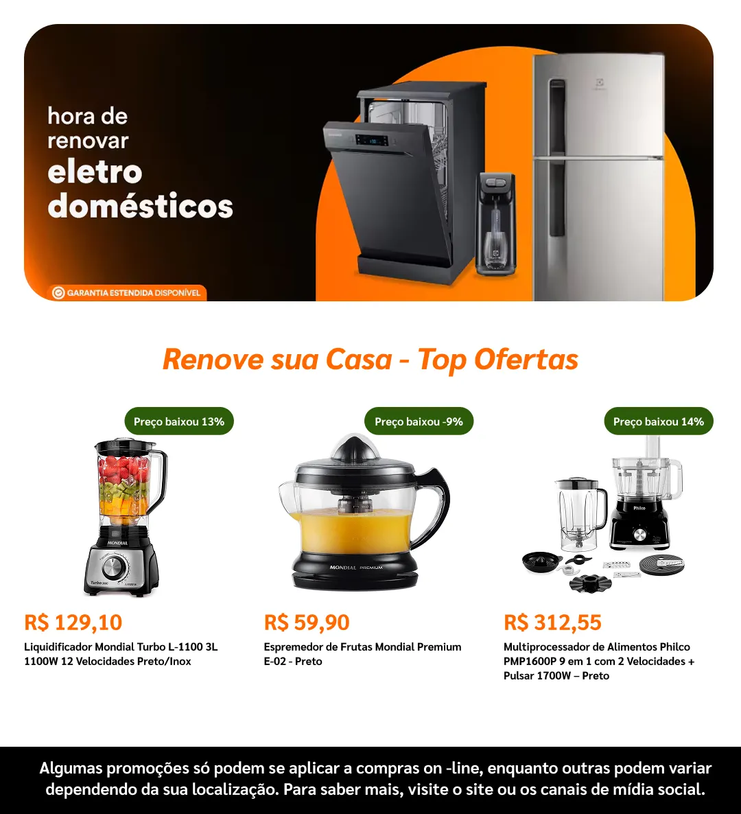 Encarte de De Olho na Oferta Pontofrio 19 de fevereiro até 5 de março 2026 - Pagina 5