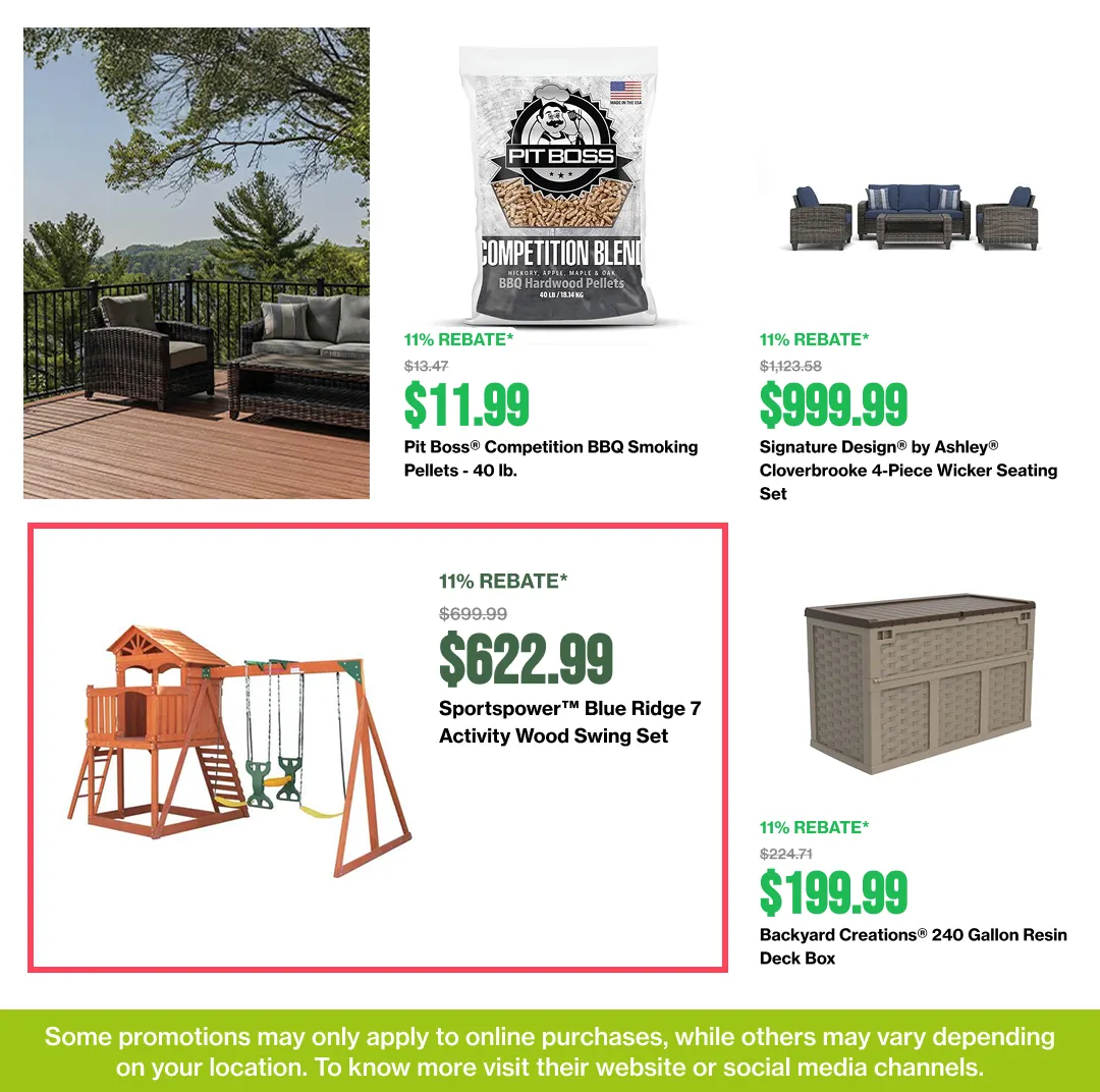 Weekly ad OUTDOOR LIVING & PATIO from April 6 to April 20 2026 - Page 5