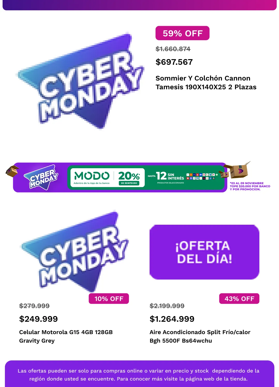 Ofertas de Cyber monday 3 de noviembre al 10 de noviembre 2025 - Página 6 del catálogo