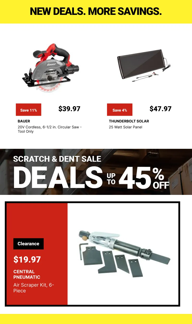 Weekly promotion New Deals. More Savings. spanning from April 6 to April 20 2026 - Page 6 for Catalogue 365