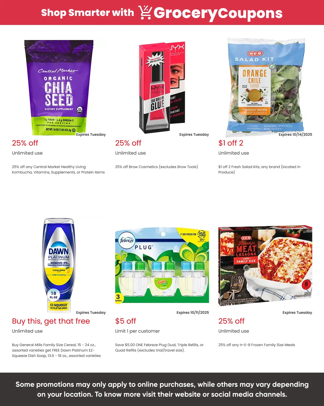 Weekly ad H-E-B coupons from October 3 to November 4 2025 - Page 6