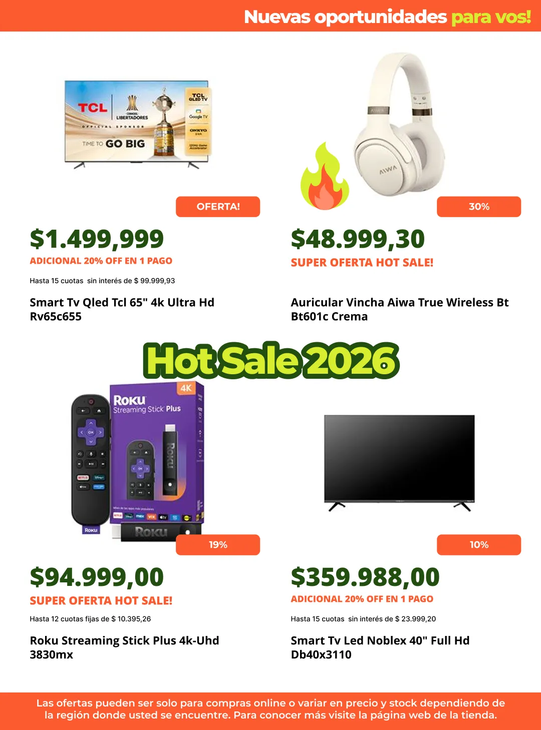 Ofertas de Ofertas hot sale! 11 de mayo al 13 de mayo 2026 - Página 6 del catálogo
