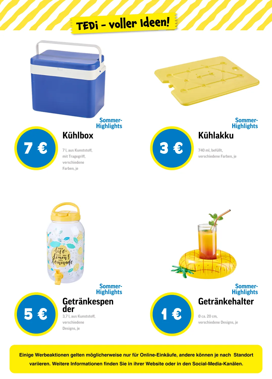 Tedi rabatte von 26. Mai bis 9. Juni 2026 - Prospekt seite 9