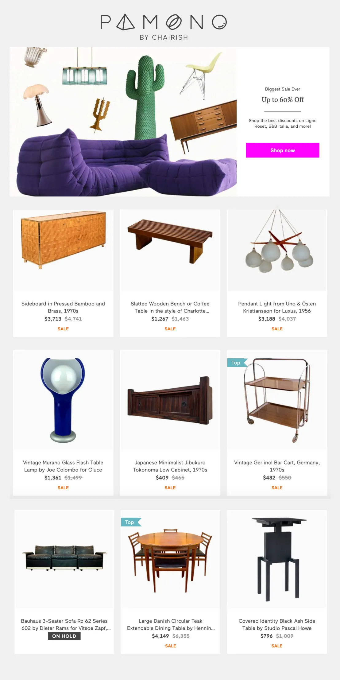 Weekly ad Furniture Biggest Deals of the Year! from November 22 to November 30 2024 - Page 1