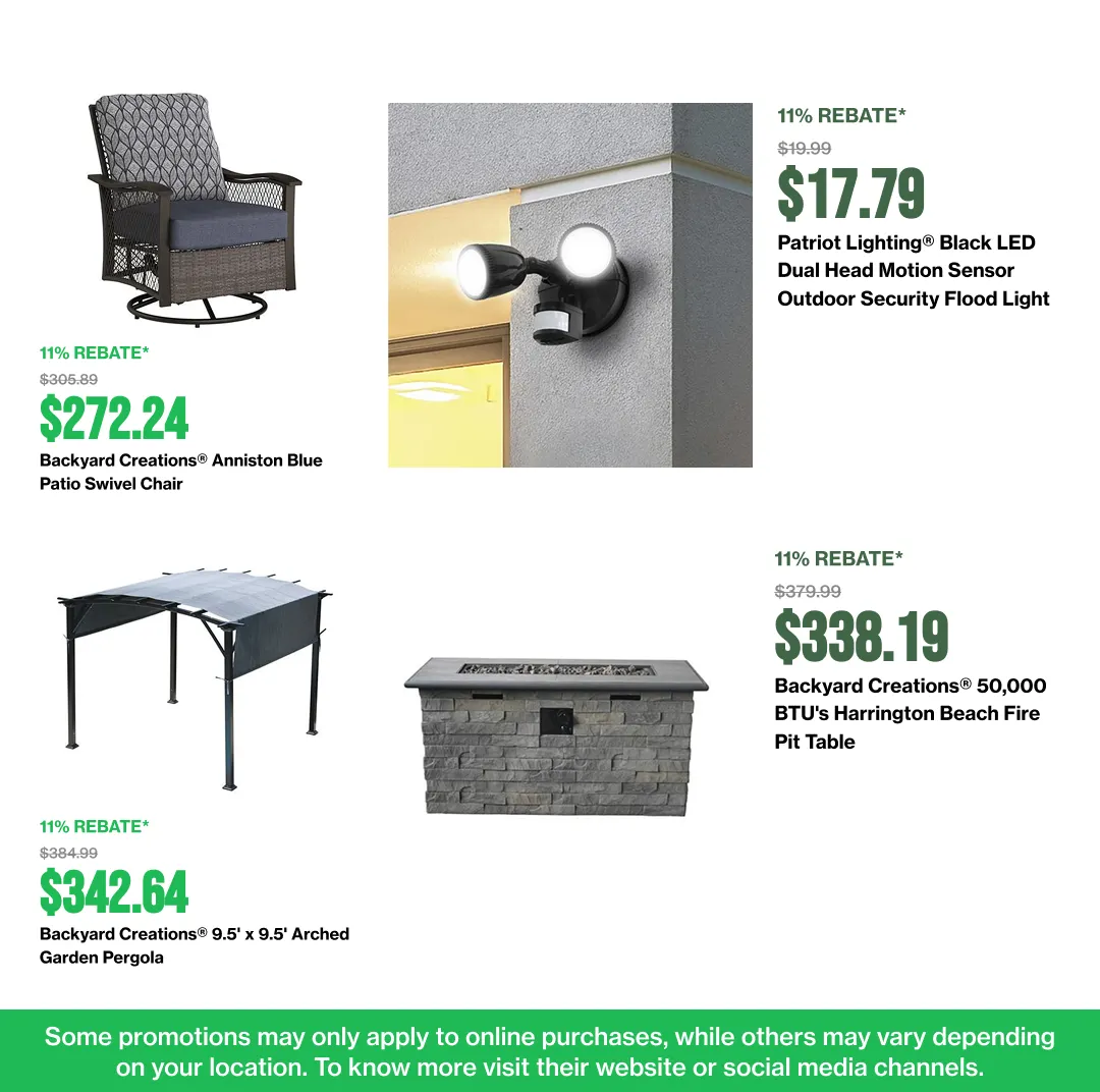 Weekly ad OUTDOOR LIVING & PATIO from April 6 to April 20 2026 - Page 6
