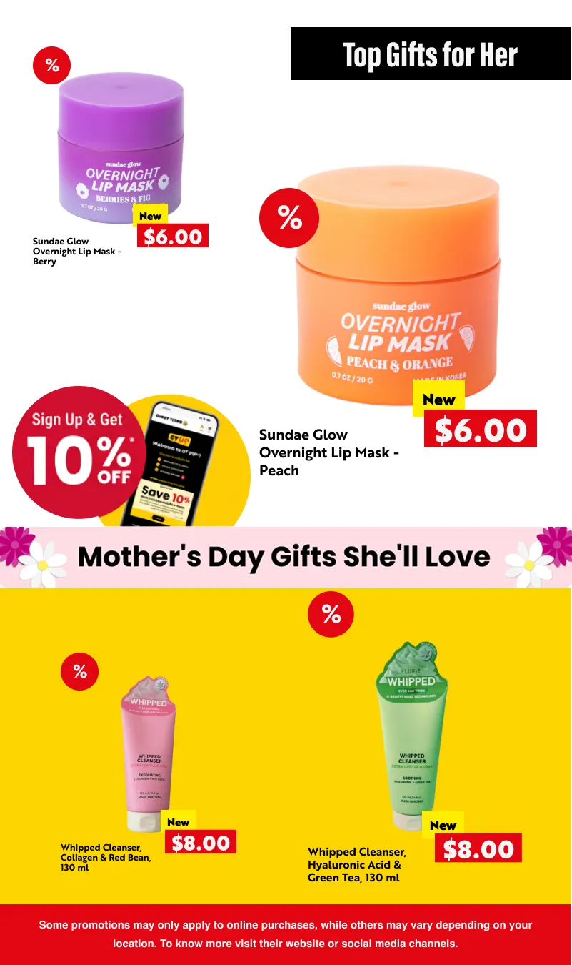 Mother’s Day gifts  from April 23 to May 7 2026 - flyer page 4