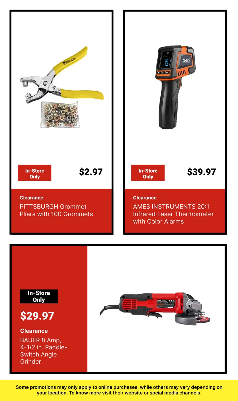 Weekly ad Clearance Tools At Harbor Freight from June 26 to July 10 2026 - Page 7