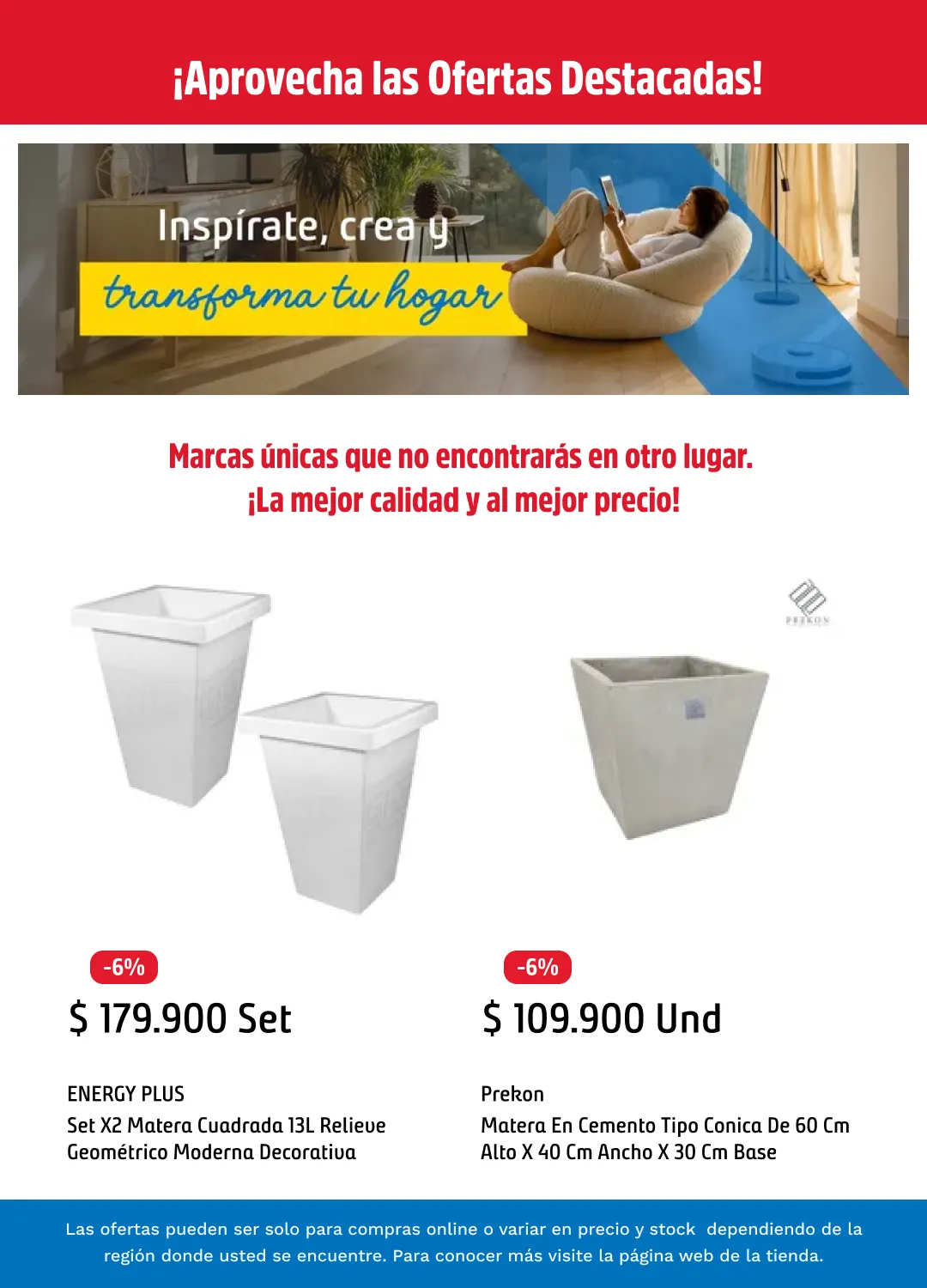 Catalogo de ofertas EXTERIOR Y TERRAZAS 21 de abril al 5 de mayo 2026 - Pag 7