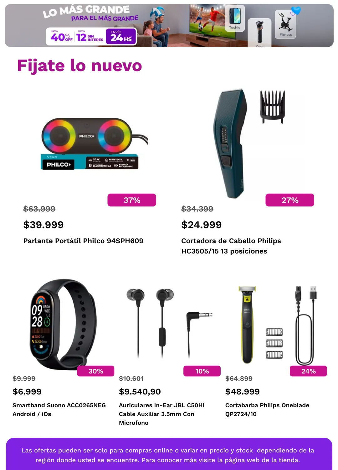 Ofertas de Frávega Ofertas 4 de junio al 23 de junio 2026 - Página 7 del catálogo