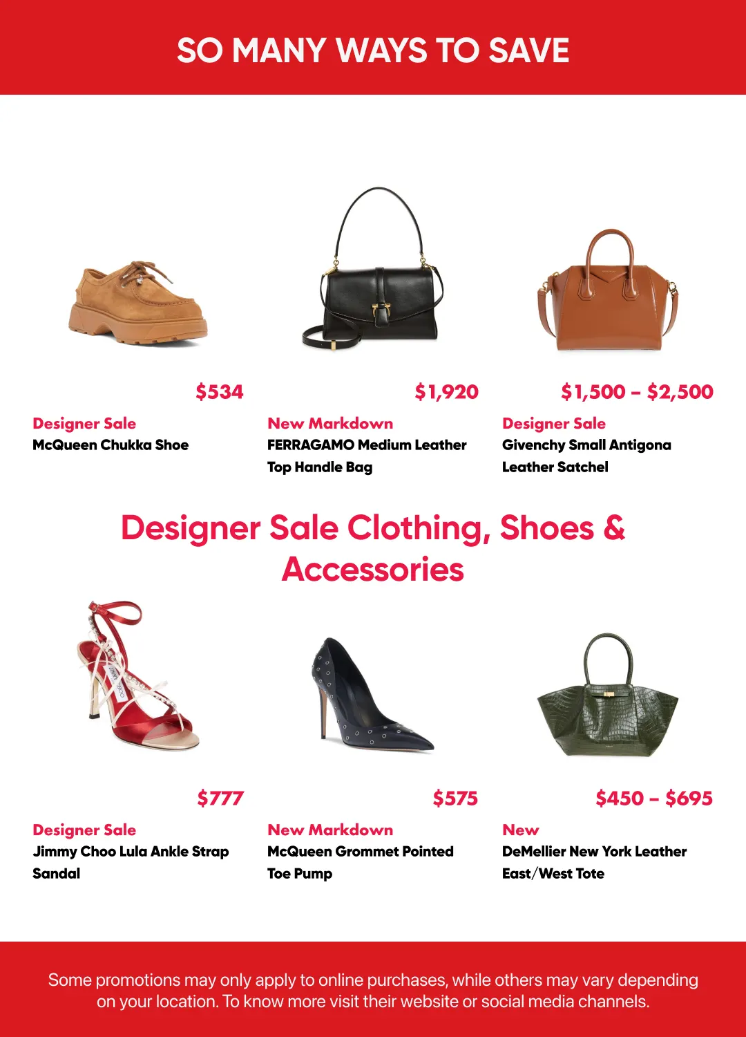 Weekly ad Designer Sale from June 23 to July 1 2026 - Page 7