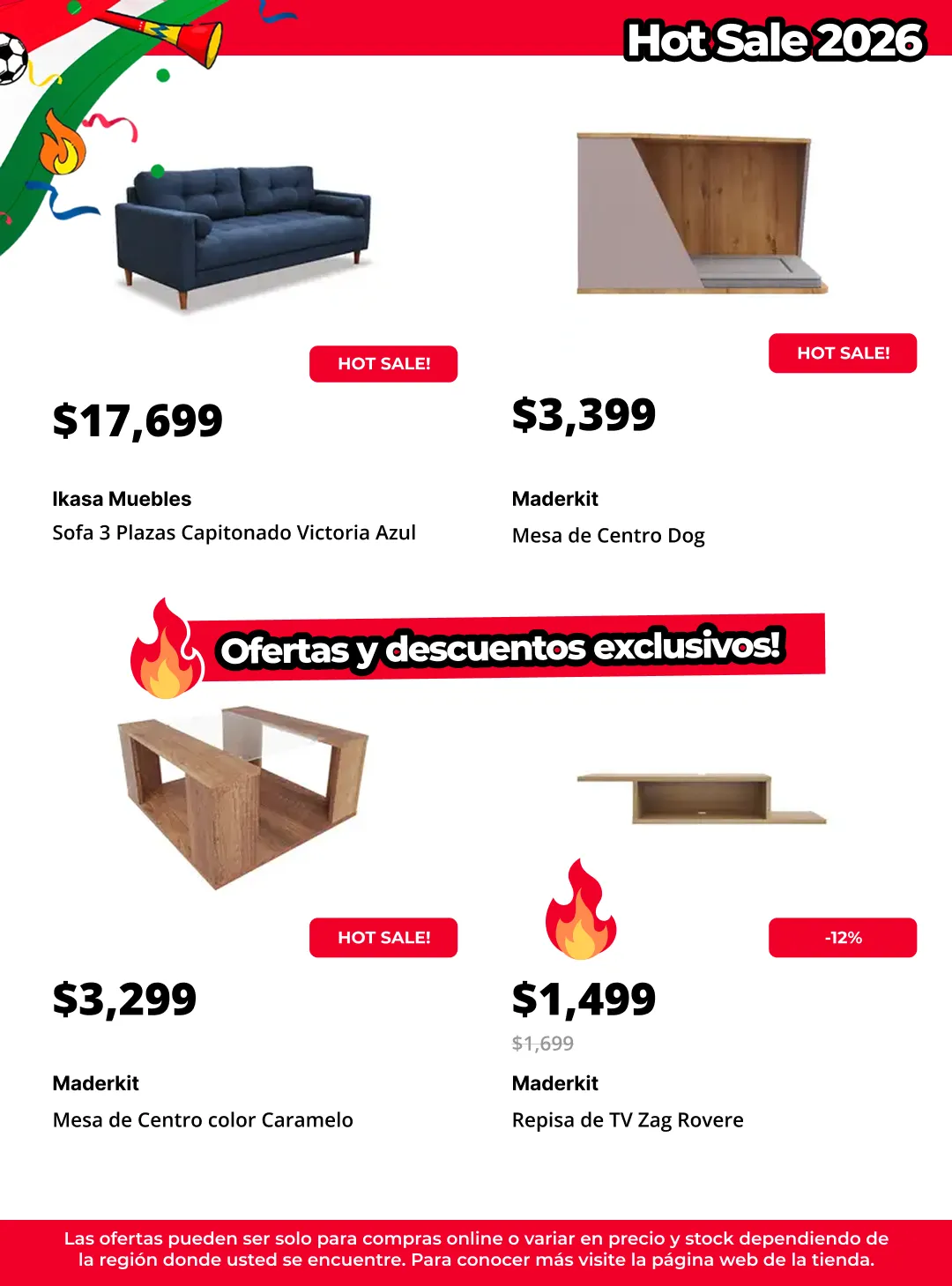 Catálogo de HOT SALE MUEBLES 26 de mayo al 2 de junio 2026 - Pagina 7