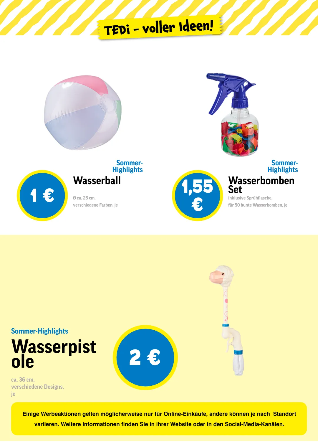 Tedi rabatte von 26. Mai bis 9. Juni 2026 - Prospekt seite 10