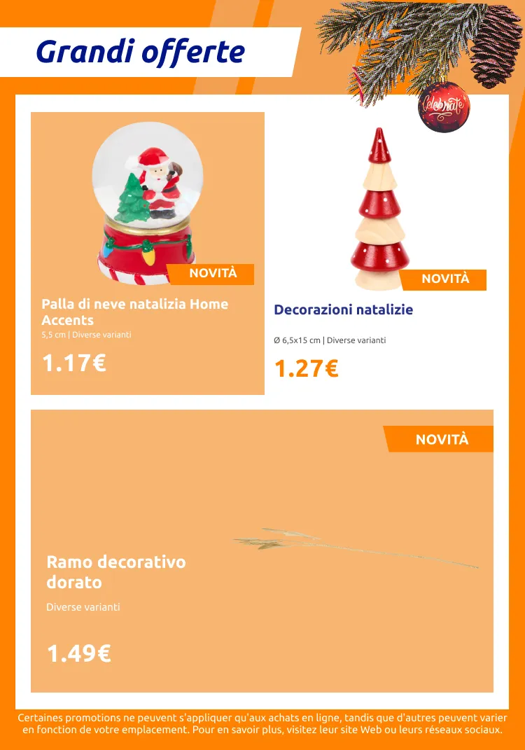 Acquistare decorazioni natalizie da 4 novembre a 18 novembre di 2025 - Pagina del volantino 7