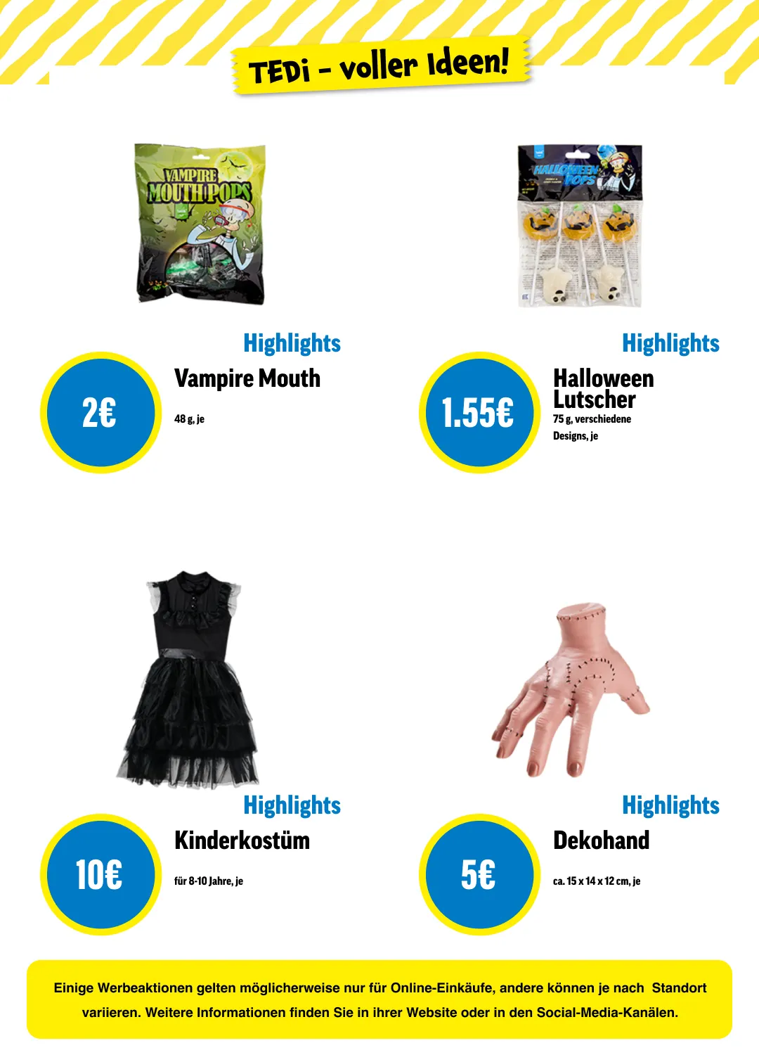 Halloween & Highlights von 16. Oktober bis 31. Oktober 2025 - Prospekt seite 8