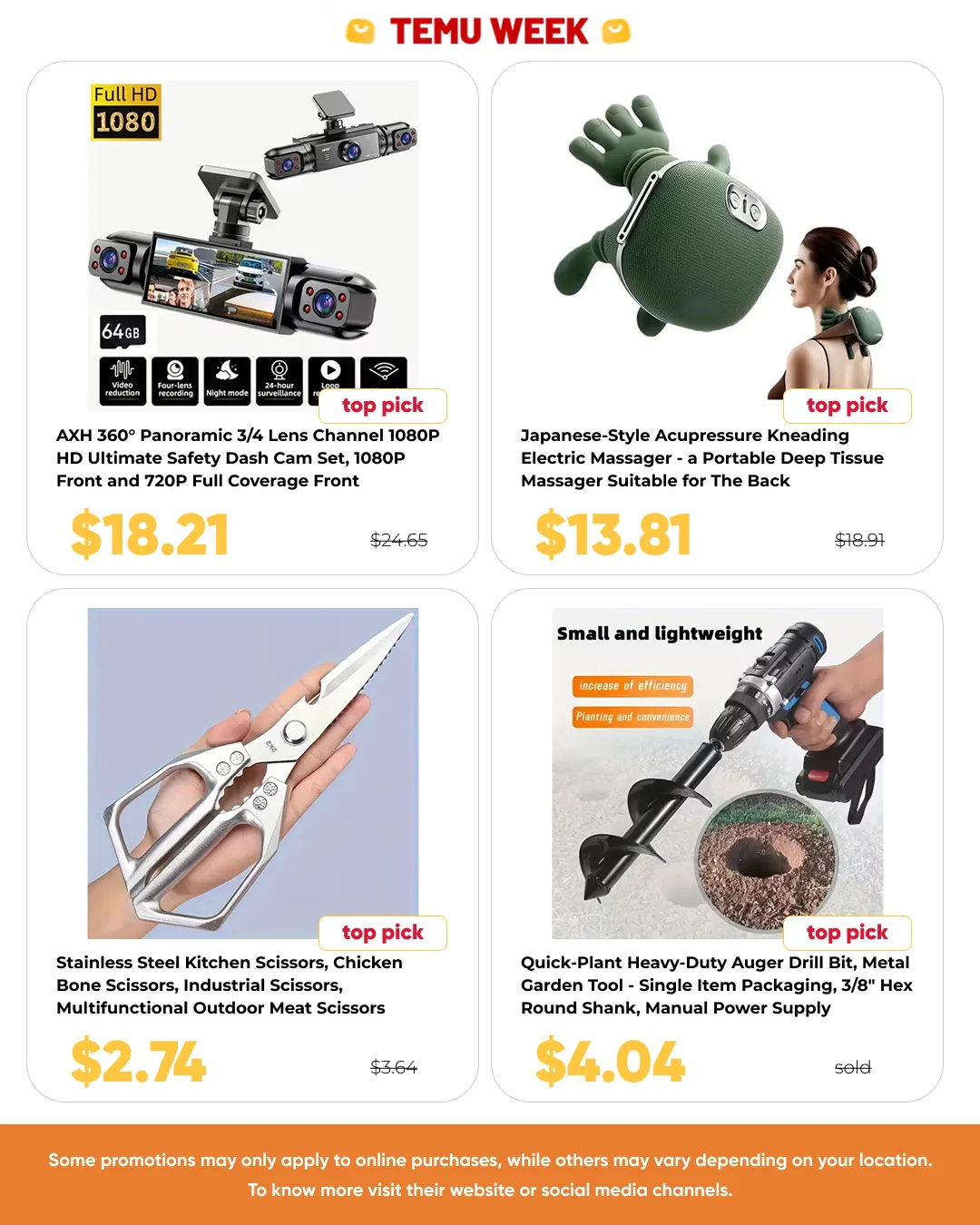 Weekly ad TEMU WEEK from June 16 to June 30 2026 - Page 7