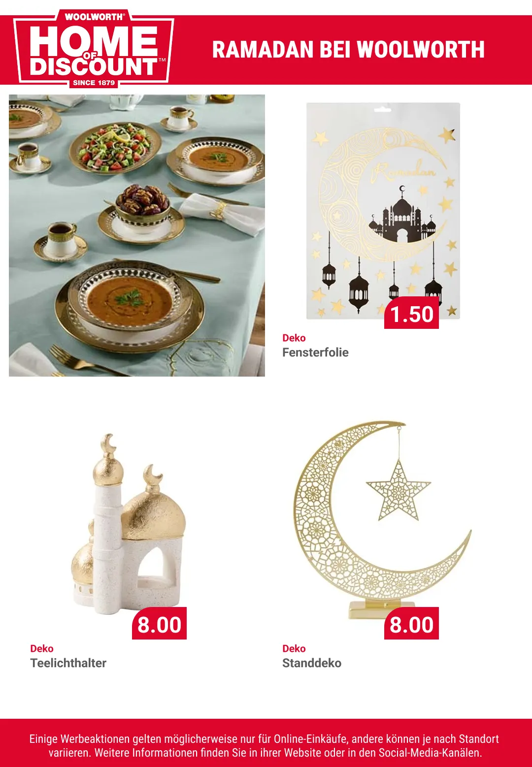 Ramadan bei Woolworth von 26. Februar bis 12. März 2026 - Prospekt seite 8