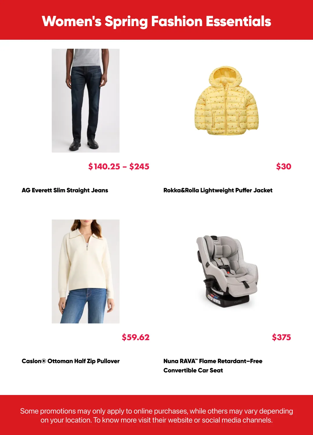 Weekly ad Women's Spring Fashion Essentials from February 20 to March 6 2026 - Page 8