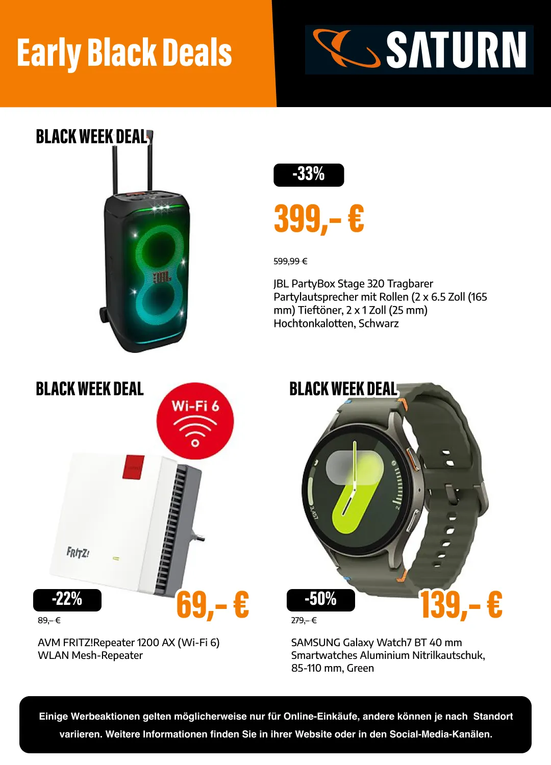 Black friday deals von 19. November bis 30. November 2025 - Prospekt seite 9