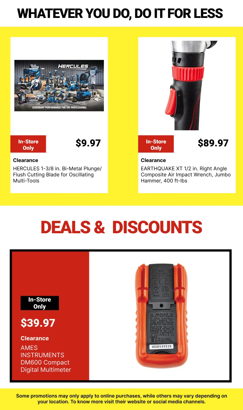 Weekly ad Clearance Tools from April 20 to May 4 2026 - Page 9