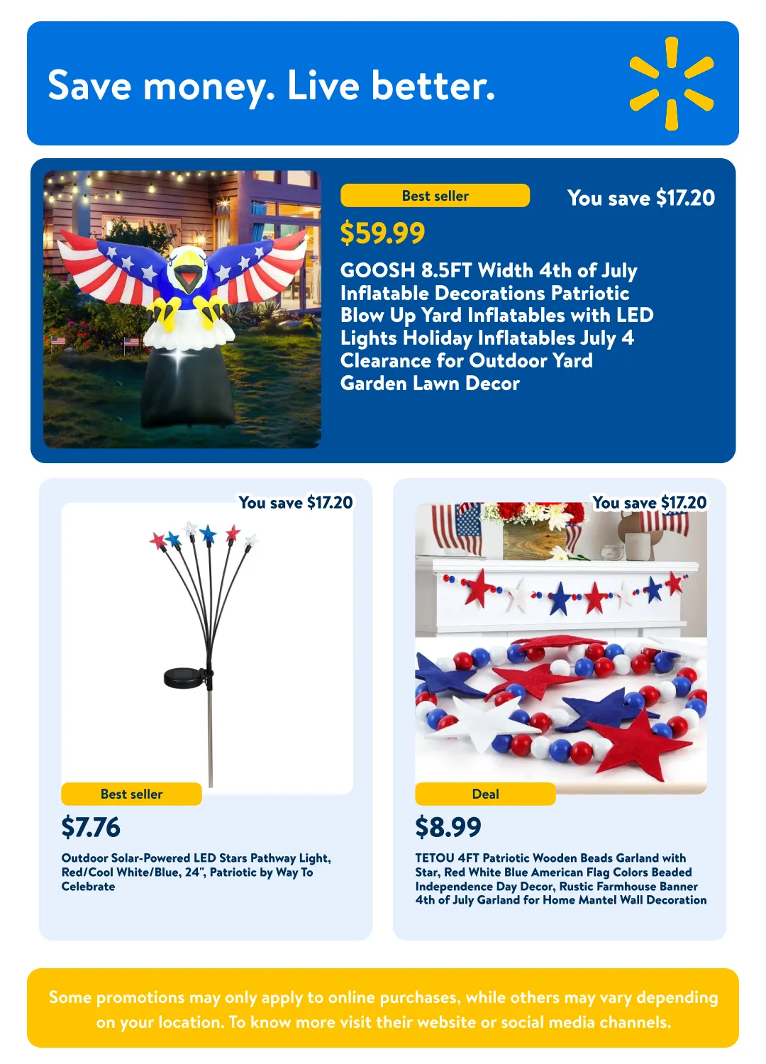 Weekly ad Patriotic decor and party supplies from June 25 to July 9 2026 - Page 9