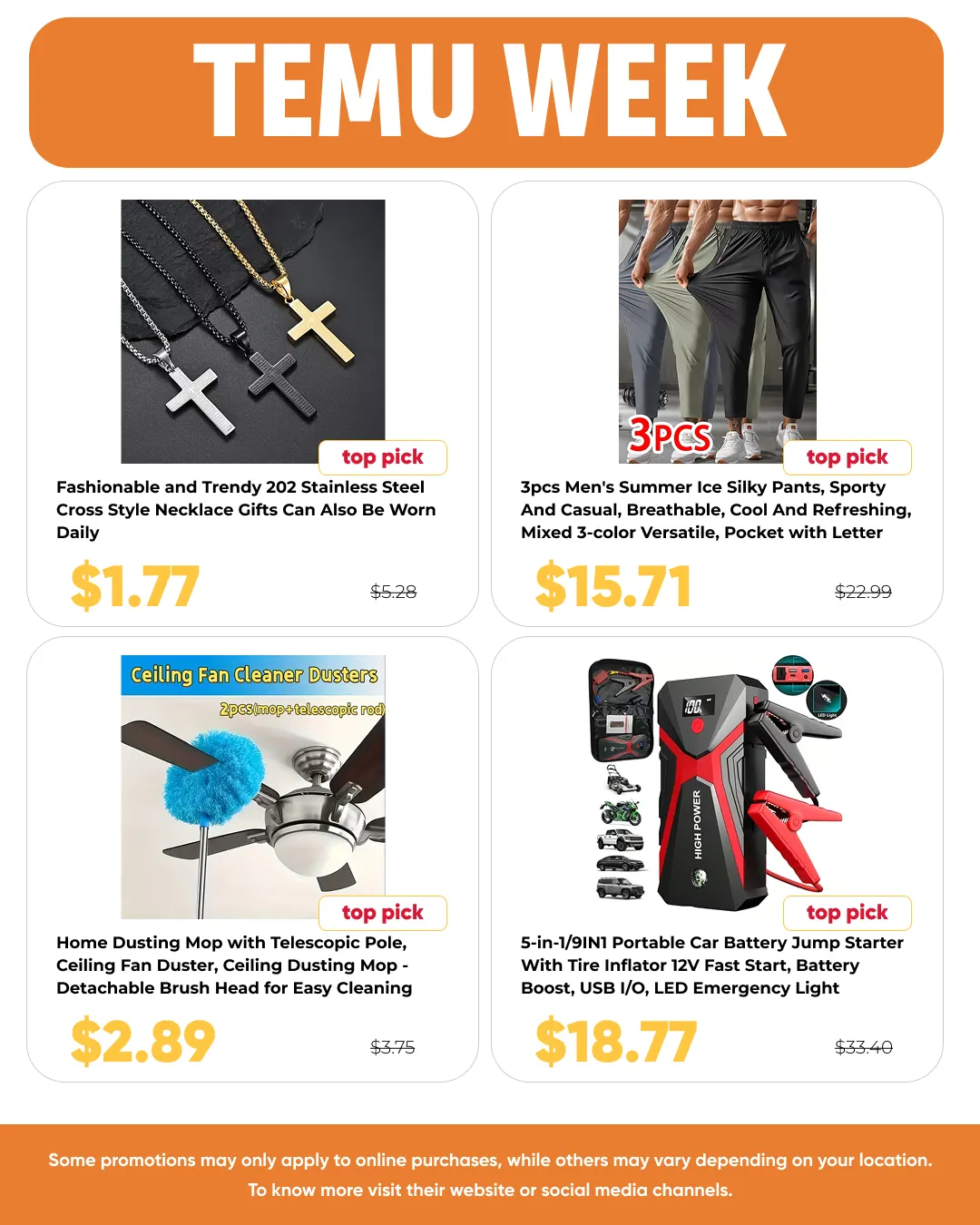 Weekly ad TEMU WEEK from June 16 to June 30 2026 - Page 8