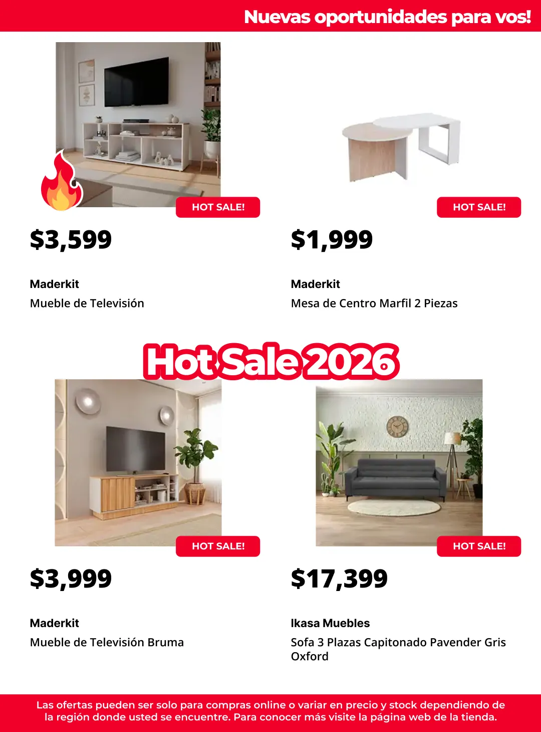Catálogo de HOT SALE MUEBLES 26 de mayo al 2 de junio 2026 - Pagina 9