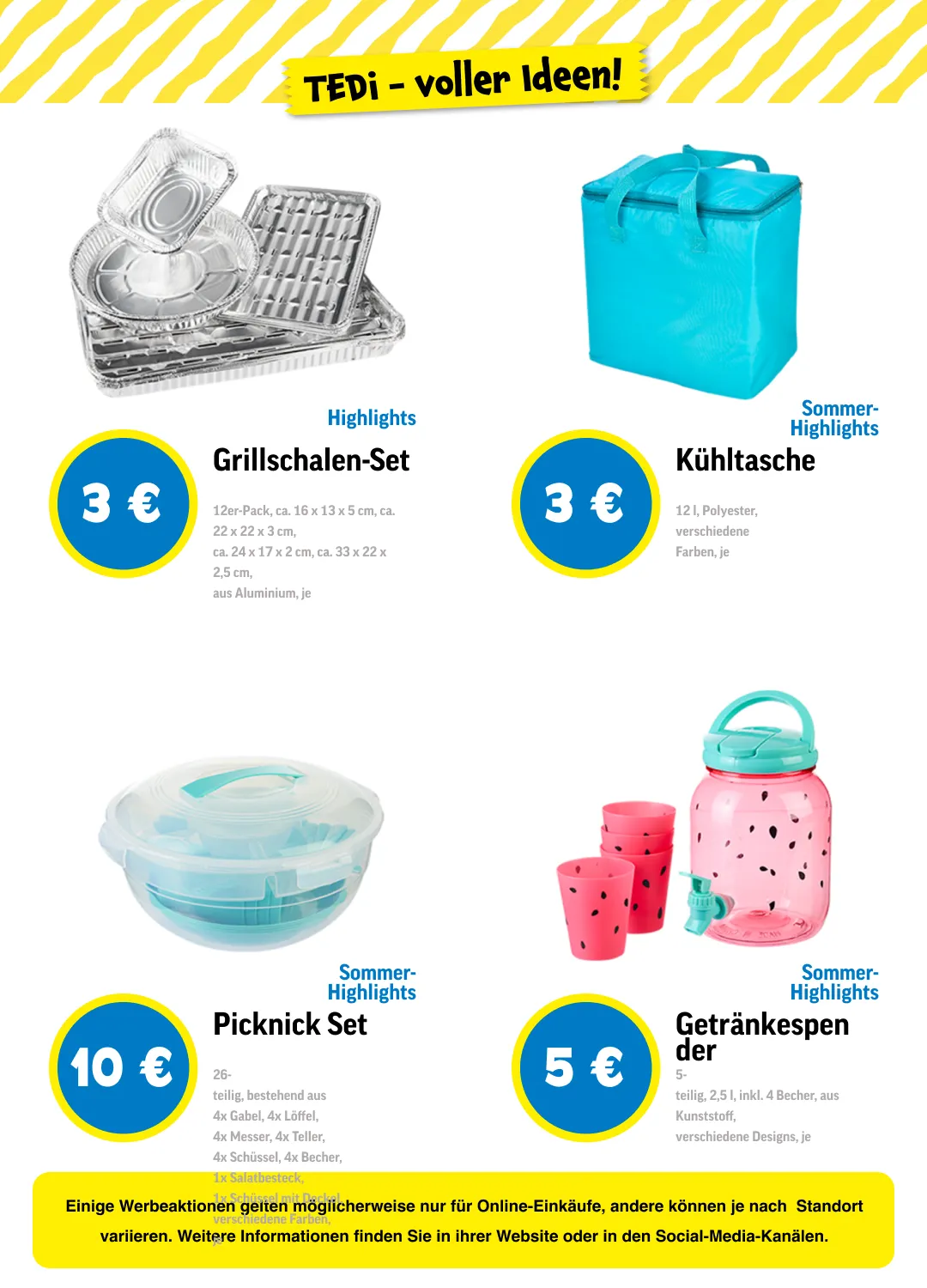 Tedi rabatte von 26. Mai bis 9. Juni 2026 - Prospekt seite 12