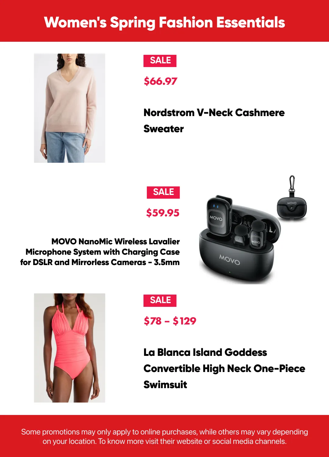 Weekly ad Women's Spring Fashion Essentials from February 20 to March 6 2026 - Page 9