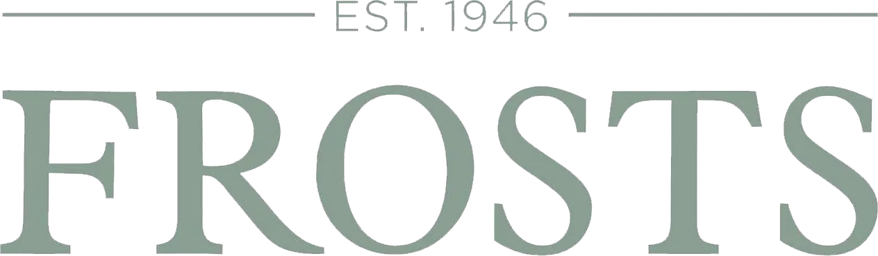 Frosts Garden Centres logo. Current catalogue