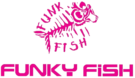 Funky Fish logo de catálogo
