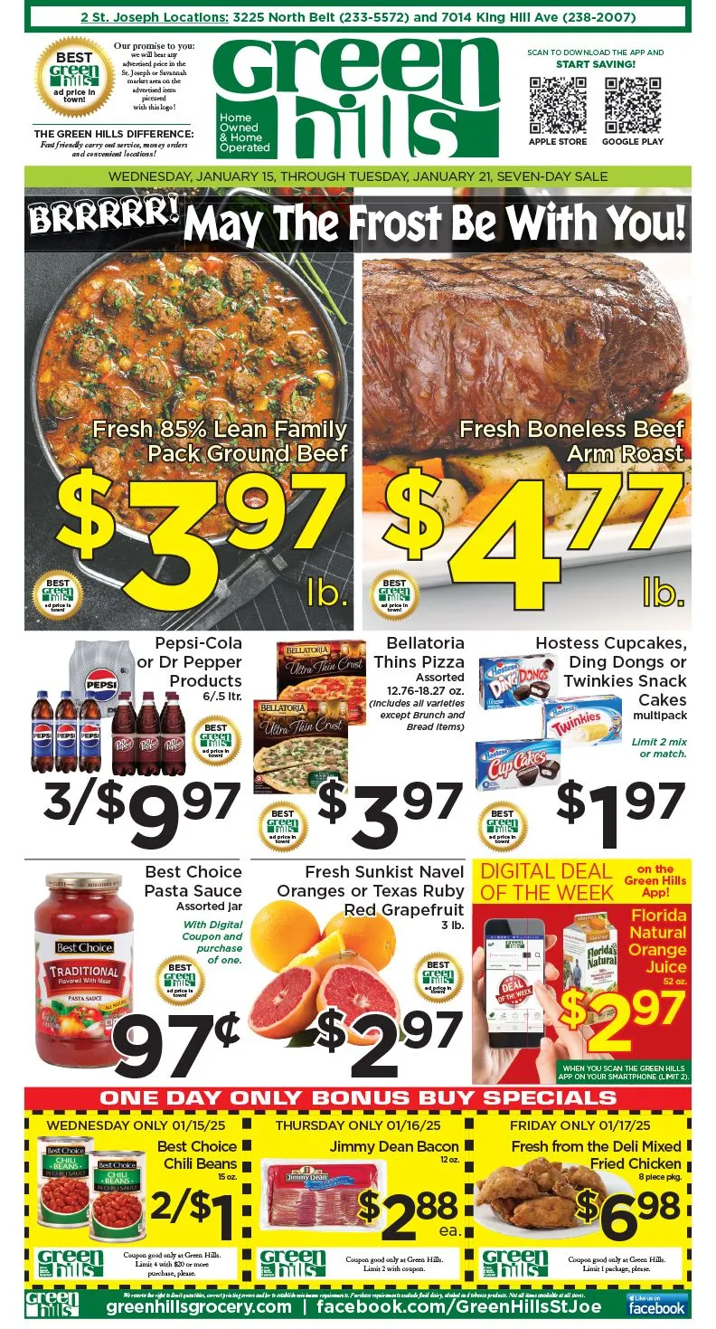 Weekly ad Green Hills Grocery Deals from January 17 to January 21 2025 - Page