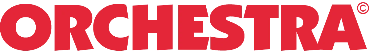 Orchestra logo. Current weekly ad