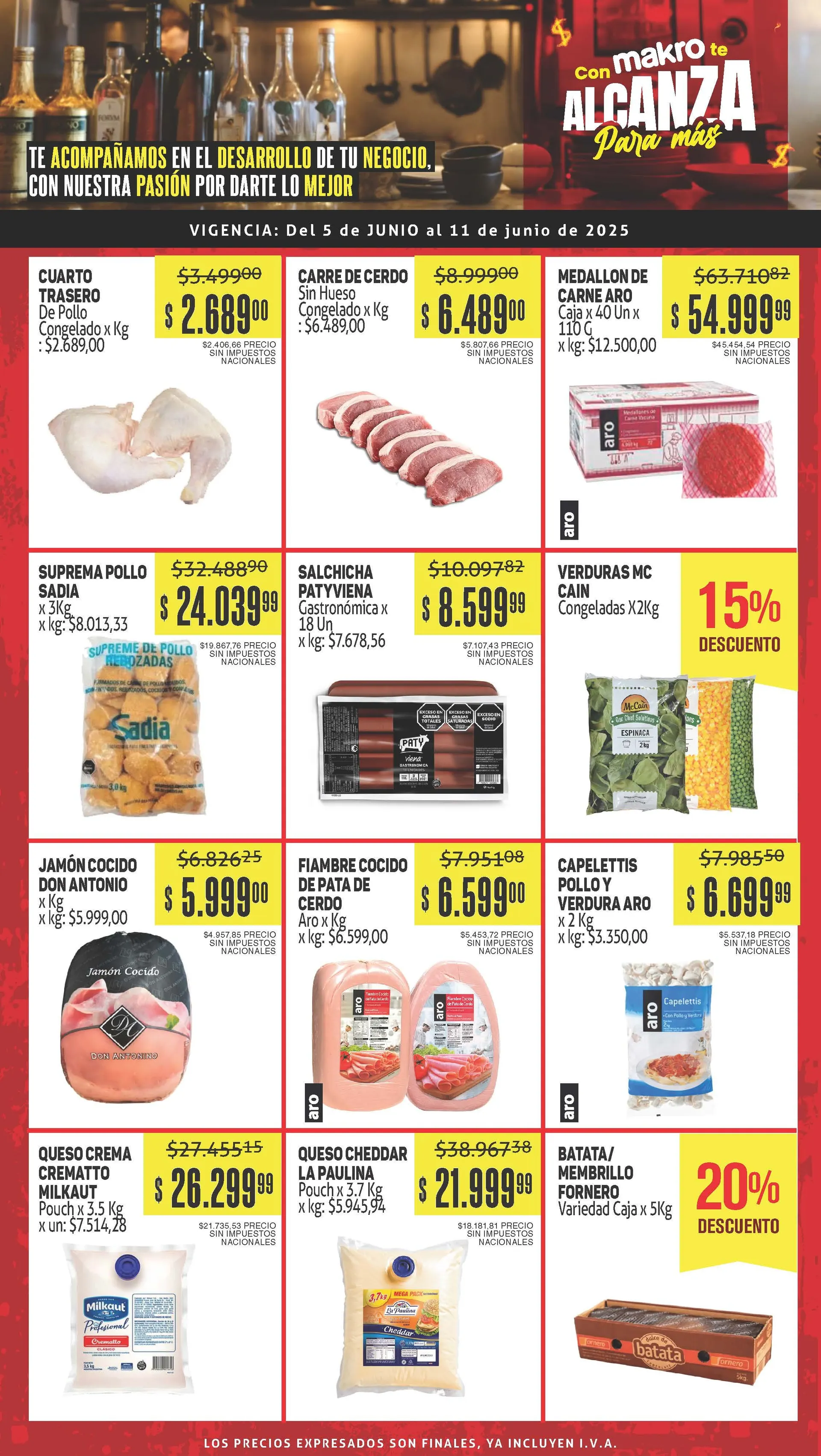 Ofertas de Ofertas Makro - Últimos catálogos 5 de junio al 11 de junio 2025 - Página 1 del catálogo