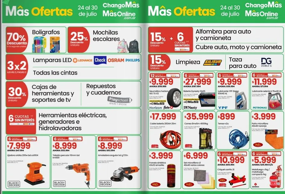 Ofertas de Ofertas Changomas 24 de julio al 30 de julio 2025 - Página 7 del catálogo