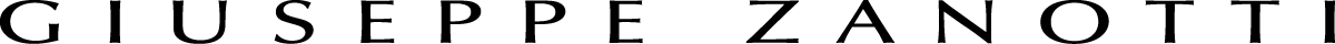 Giuseppe Zanotti logo du catalogue