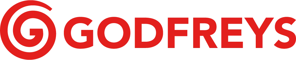 Godfreys logo. Current weekly ad