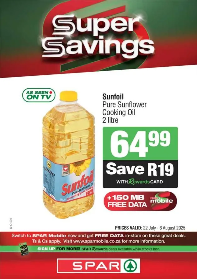 SPAR weekly ads from 22 July to 6 August 2025 - Catalogue Page 7