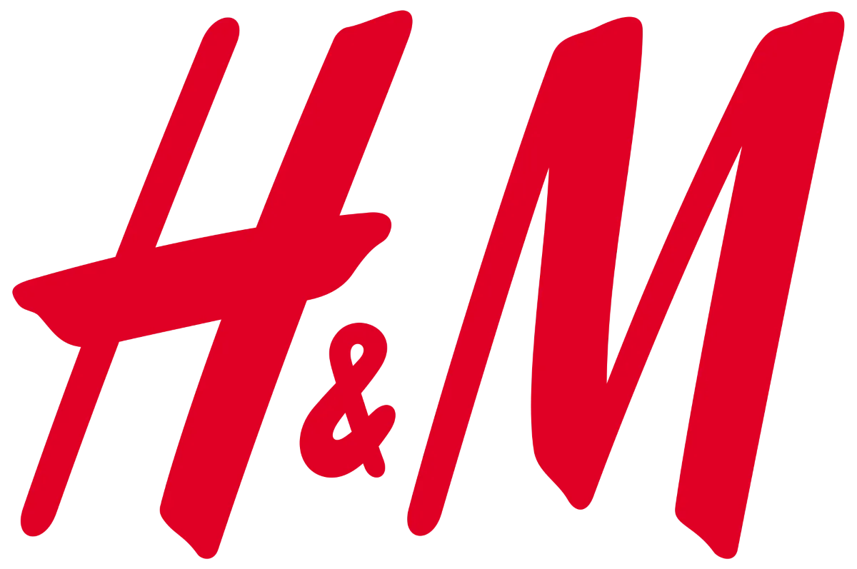 H&M logo. Current catalogue