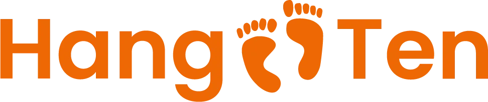 Hang Ten logo de catálogo