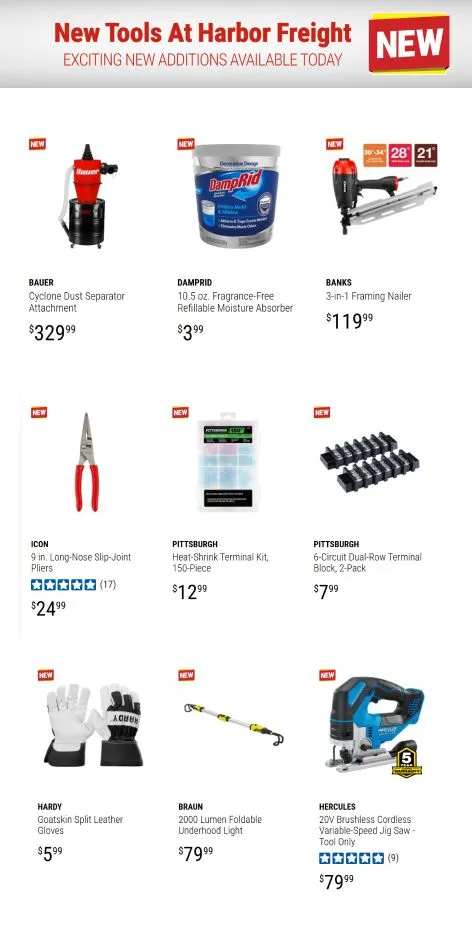Weekly ad New tool bargains! from February 4 to February 14 2025 - Page 1