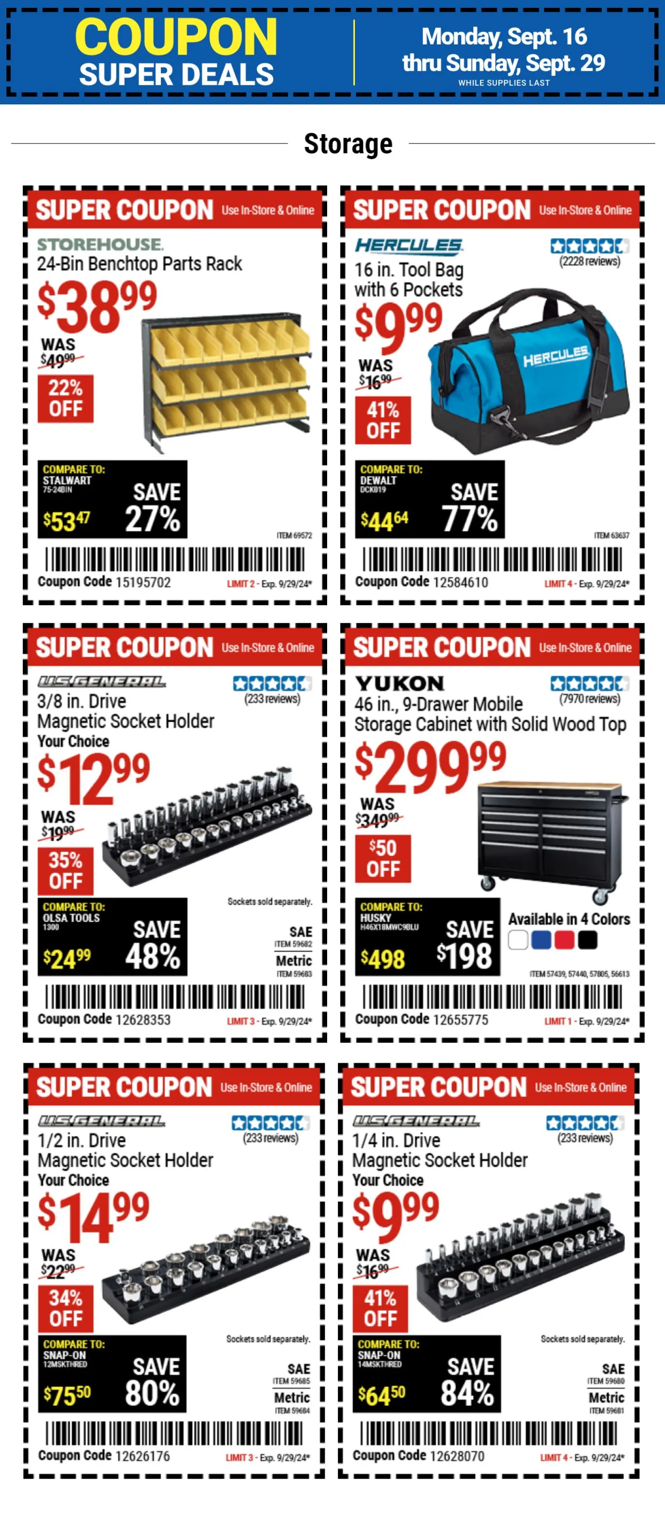 Weekly ad Coupon Super Deals from September 16 to September 29 2024 - Page 6