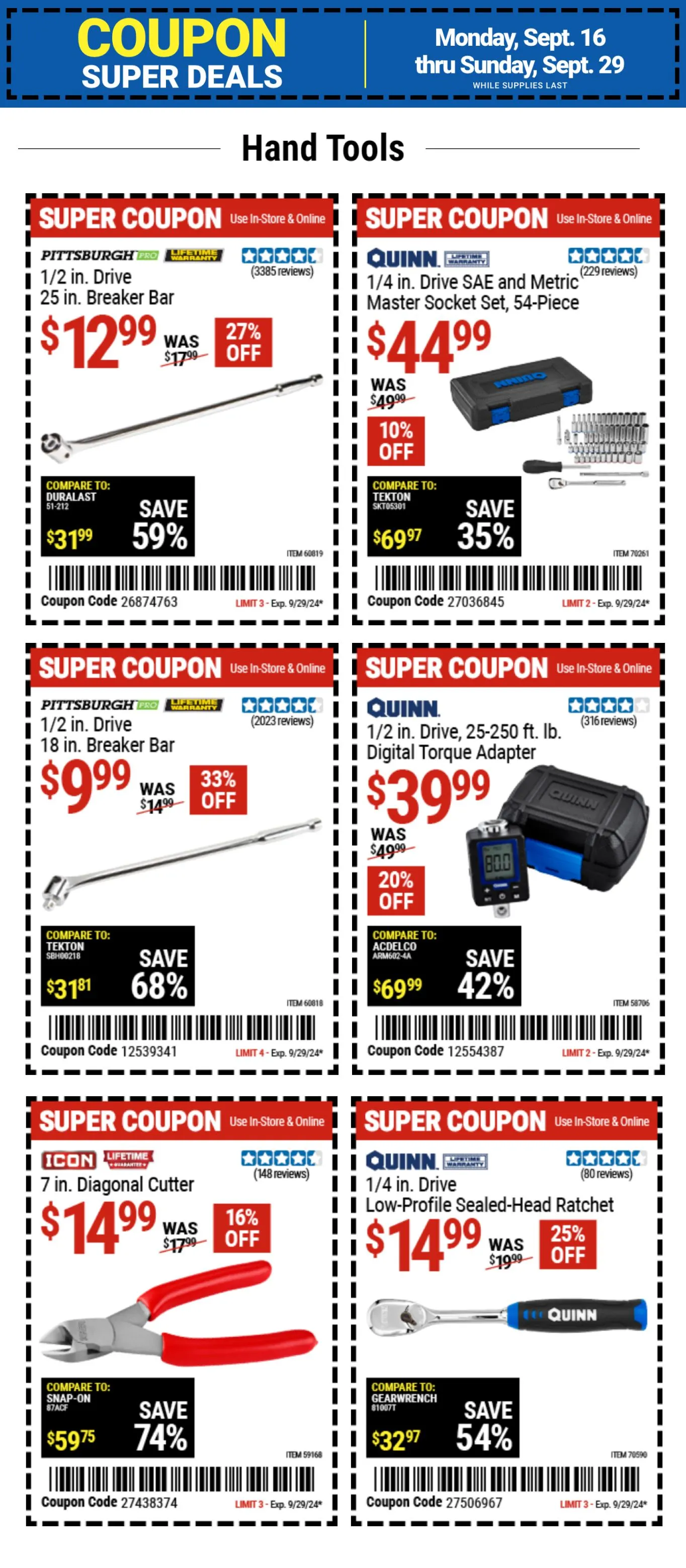 Weekly ad Coupon Super Deals from September 16 to September 29 2024 - Page 8