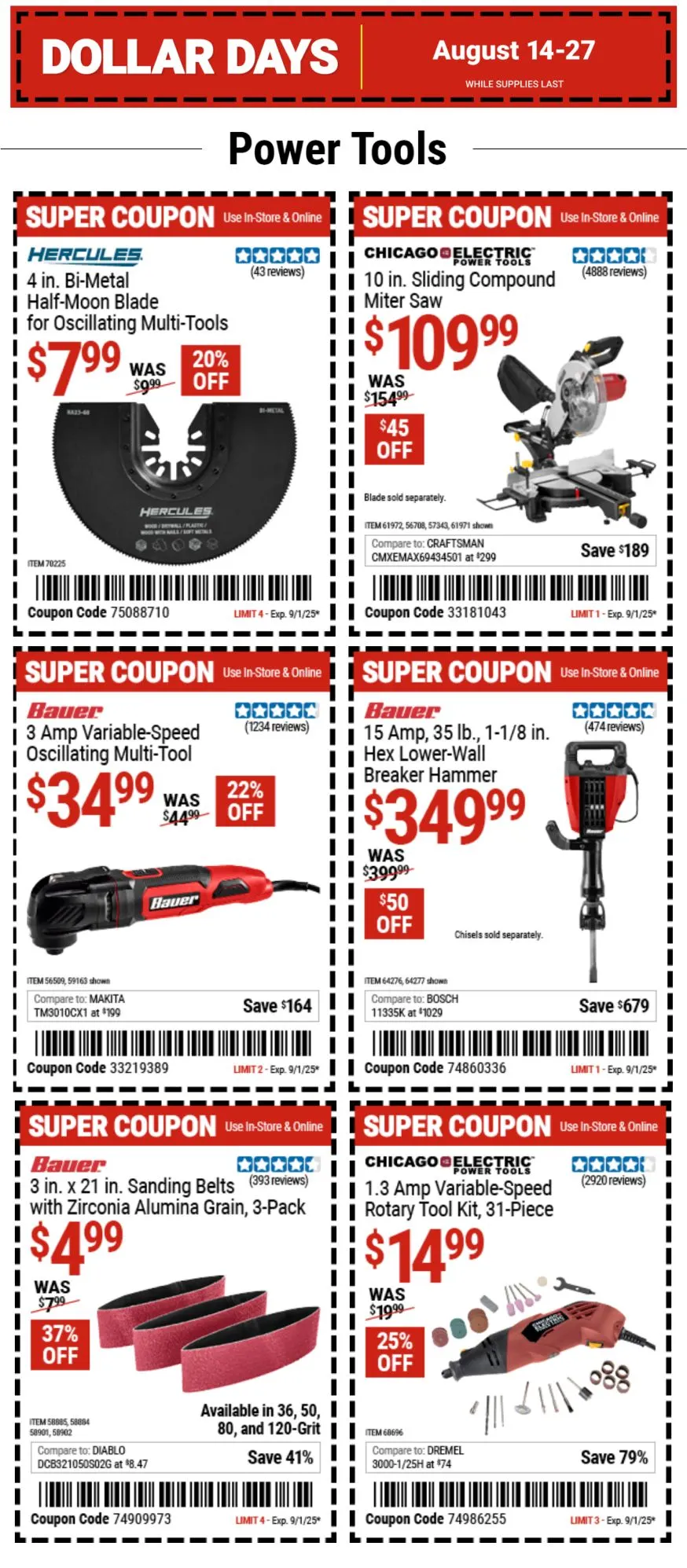 Weekly ad Super Coupons from August 14 to August 27 2025 - Page 