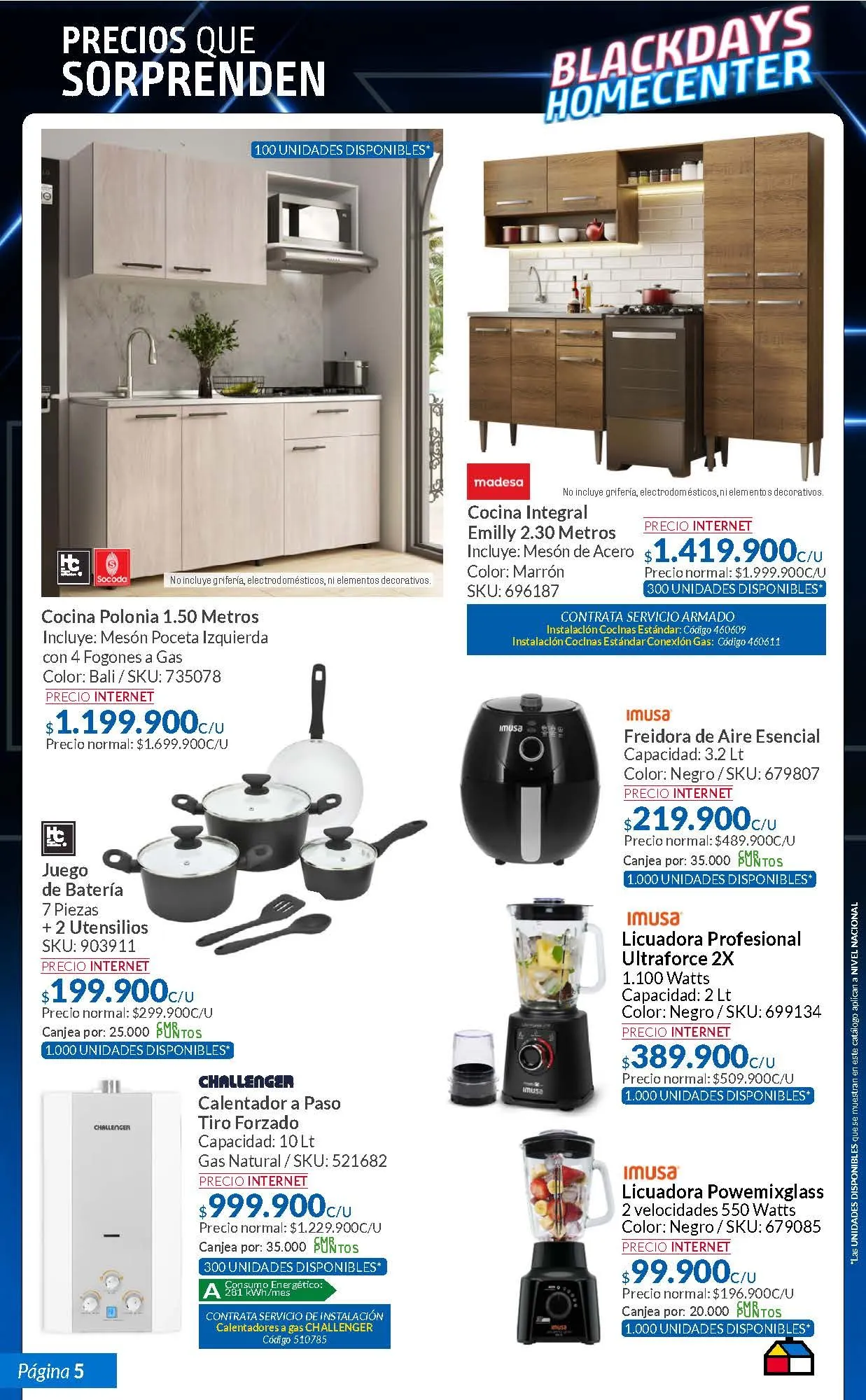 Catalogo de BlackDays Homecenter 12 de noviembre al 4 de diciembre 2024 - Pag 16