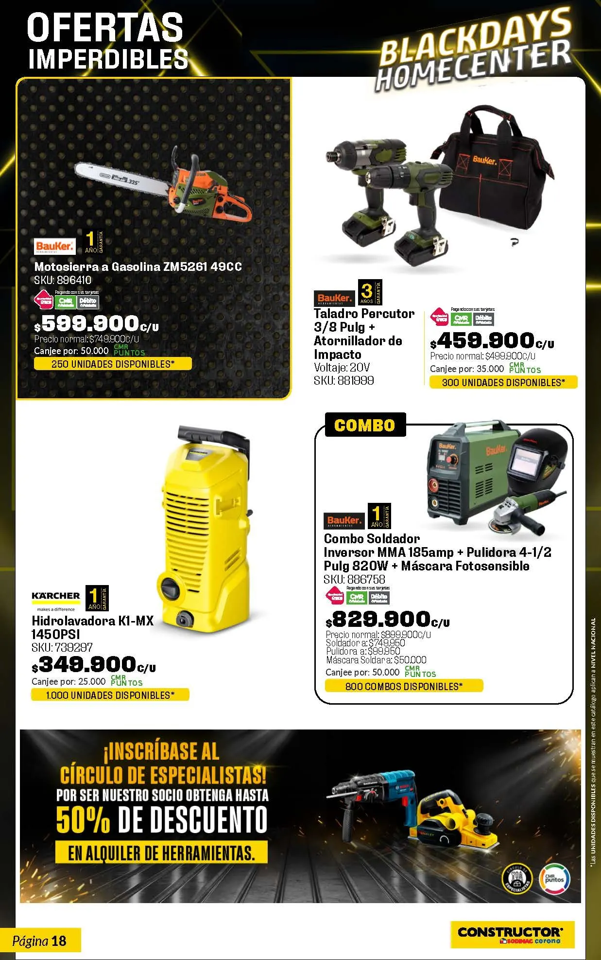 Catalogo de BlackDays Homecenter 12 de noviembre al 4 de diciembre 2024 - Pag 19