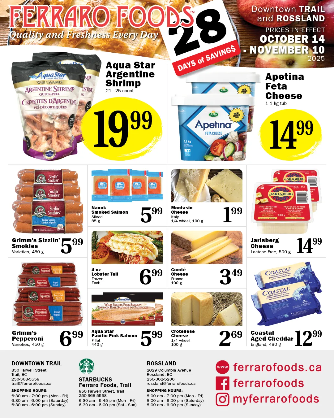  Ferraro Foods flyers from October 28 to November 10 2025 - flyer page 