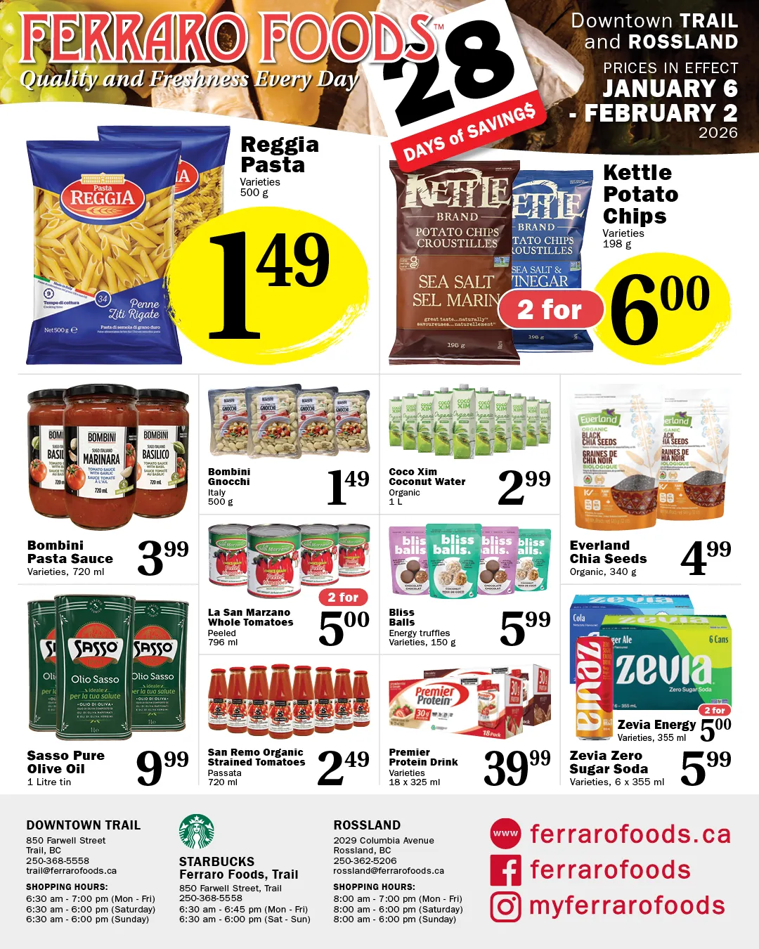 Ferraro Foods Sales from January 6 to January 19 2026 - flyer page 